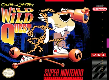 Chester Cheetah - Wild Wild Quest (USA) (Beta) box cover front